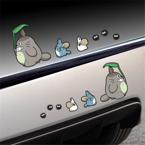 My neighbor totoro anime action figure prefect quality pvc stickers for car computer gifts