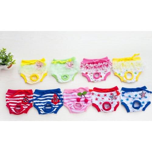 Dog physiological pants Anti-harassment pet physiological pants Dog physiological pants Teddy hygiene shorts menstrual pants