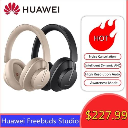 Global Version Huawei Freebuds Studio Bluetooth Earphone Audiophile Wireless Headphones ANC TypeC Gaming Headset with Microphone