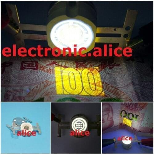 Hot 10W Round High Power LED UV Light Chip 365-370nm 1050mA 9-12V Ultra Violet LAMP NEW