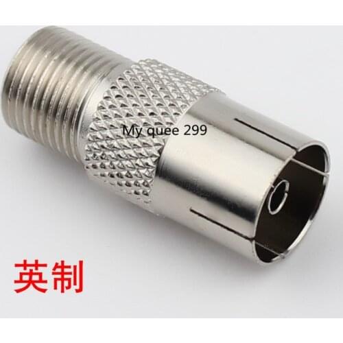 The cable TV RF rotary joint satellite set-top box joint F (English) rotating RF mother head satellite is transferred to F head