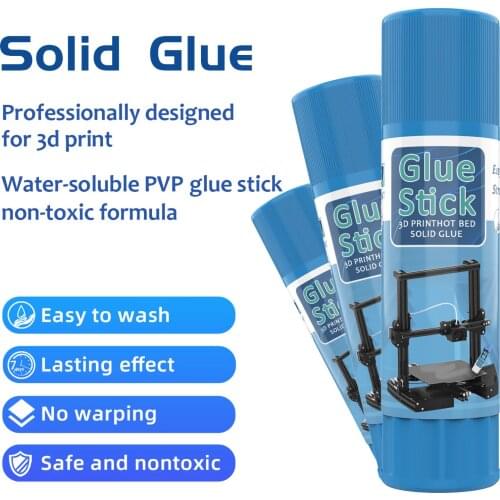 3D Printer Glue Sticks PVP Solid Glue Sticks Non-toxic Washable for Hot Bed Platform Glass Plate Easy Removing