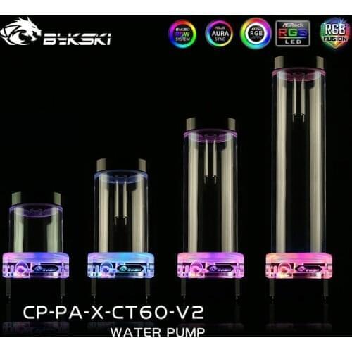 Bykski CP-PA-X-CT60 / CP-PA-X , Pump-reservoir Combination , 10W Pump With Lighting Max Flow 300L/H Max Head 3M