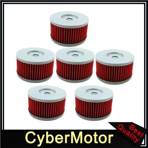 6x Oil Filter For Suzuki BETA M4 4T 350 ALP 4.0 DRZ250 GZ250 DR350 SG350 SOP250