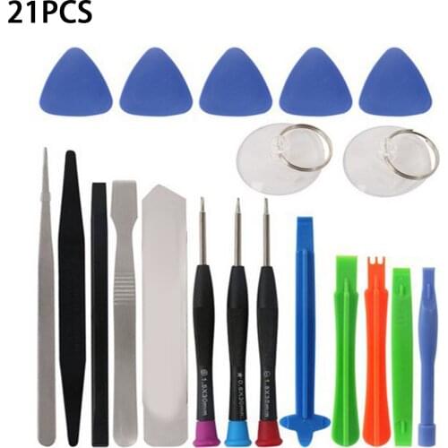 21 In 1 Mobile Phone Service Tool Kit Spudger Poking Tool IPhone X Screwdriver Set 8 7 6S 6 Plus Tablet Computer Hand Tool Set