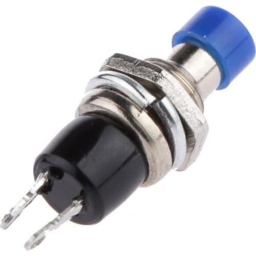 Pack of 10 Blue Mini Momentary Push Button Switches Push on Release off Electrical Equipment & Supplies Switch Accessories