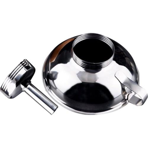 2-in-1 Wide & Narrow Mouth Stainless Steel Funnel Set 2Pcs for Easy to Store