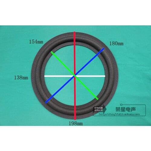 1 pcs 8 inch 8" brand new BMB Boss woofer bass loudspeaker speaker surround - repair foam 138mm L1: 154mm L2: 180mm 198mm