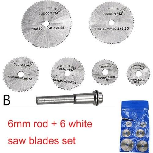 Saw Blade 3.2mm 6MM Rod Metal HSS Circular Saw Blade High Speed Steel Woodworking Cutting Discs Rotary Tool Durable Quality 8