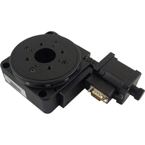 PX110-100 Motorized Rotation Stages with Stepper Motor Direct drive Worm Gear Revolving precision rotary desk