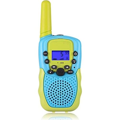 1 Pc T388 Kids Walkie Talkie 8 Channels LCD VOX Screen Long Distance 3KM For 3-12 Years Old Boys Or Girls