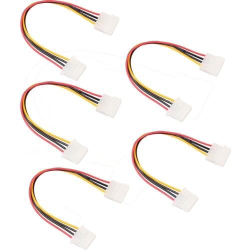 Power Splitter Extension Cable Connectors For Molex Extension Cable 4 Pin 5.25 Male to Female IDE PSU Internal PC Power 2021