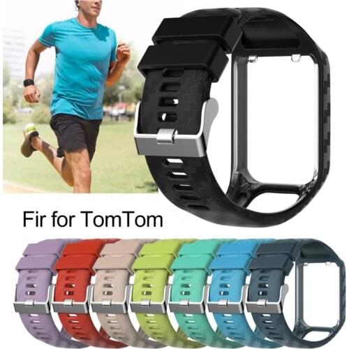 Smart Watch Strap For Tom Tom Runner 2 / 3 Spark/3 Sport GPS Watch Bracelet Silicone Wrist Strap For Tom Tom Runner 2 / 3