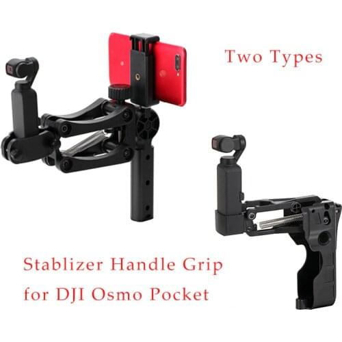 Stabilizer Handle Grip Arm Handheld Shock Absorber Bracket Flexible 4th Axis Holder For DJI OSMO Pocket 2 Gimbal Phone Accessory