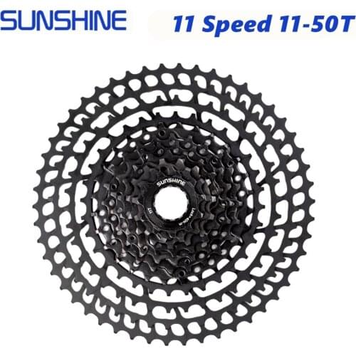 SUNSHNE MTB 11 Speed 11-50T Cassette 370g Ultralight Bicycle Freewheel 11T Bicycle Part MTB For SHIMANO M9000 M8000 M7000
