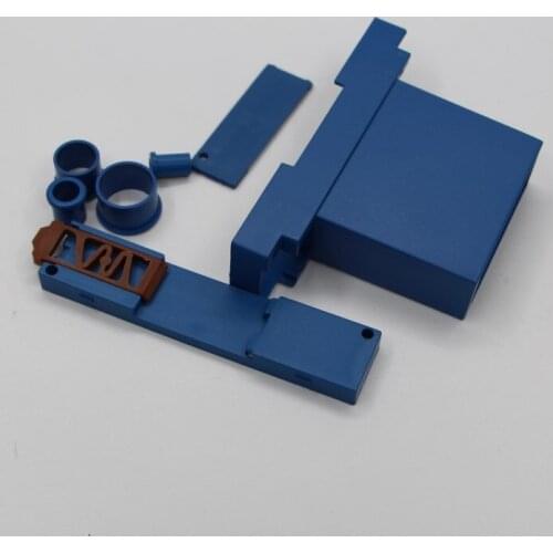 Installation of guide rail for perforated distribution cabinet of transmitter plastic shell industrial control instrument shell