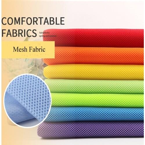 Thickened double bottom 3D air mesh sandwich decorative fabric breathable sewing bag chair sofa DIY handmade per meter