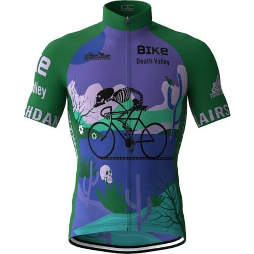 LairschDan Bikecycle Cycling Jersey Shirt Summer Racing Sprotwear Bike Death Valley Riding Clothes Short Sleeve Men Uniforme