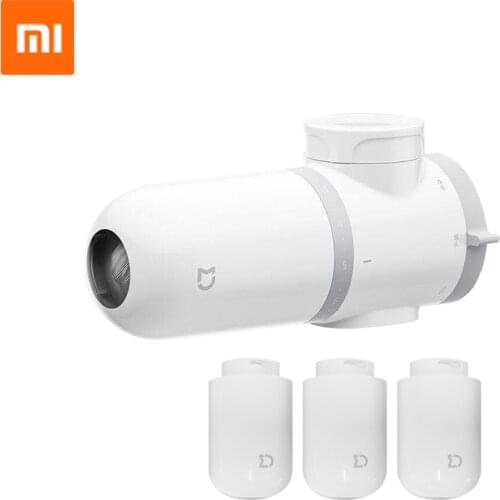 Xiaomi Mijia Faucet Water Purifier Kitchen Tap Faucet Mount Filter Activated Carbon Water Purifier with Replacement Filters