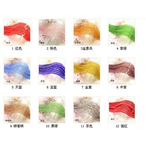 10mm 720pcs/lot Crystal Clear Bracelets DIY Making Rondelle Beads ,Wedding Hanging Decoration Accessary