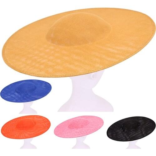 40*40*6CM fascinator millinery base hairpiece church craft accessories DIY church wedding party 2pieces/lot