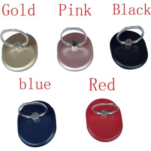 5pcs/lot ellipse Phone Case Finger Ring Holder for iphone Samsung Android Mobile Phone Back Cover