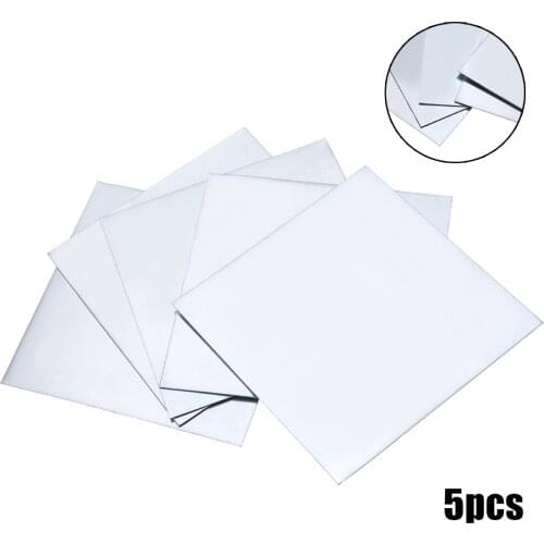 5pcs High-purity Zinc Sheet Pure Zinc Zn Sheet Plate Metal Foil 100mmx100mmx0.5mm For Power Tool Accessories