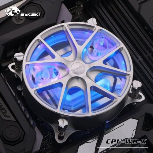 Bykski CPU Water Cooling Block Use for INTEL LGA1150 1151 1155 1156 LGA2011 2066 X299 Copper Radiator 5V RGB 3PIN Header