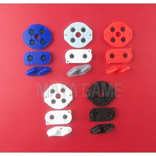 Colorful new silicone Conductive adhesive for game boy classic GB silicone rubber key pad Console DMG System 5sets/lot