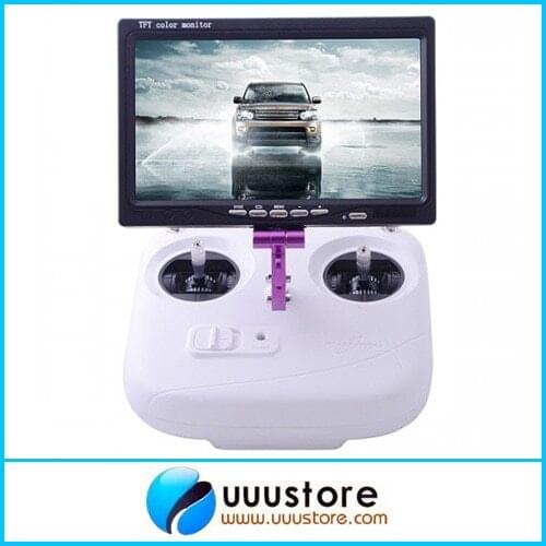 CNC Alloy FPV LCD Monitor Mount Bracket Mount Holder Support for DJI Phantom Transmitter Futaba Transmitter