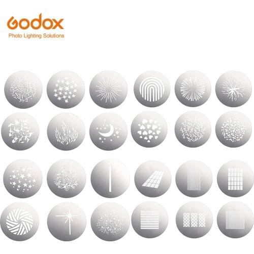 Godox SA-09 001 002 003 004 GOBO Kit for SA17+SA-P for S30 S60 SL150II VL150 VL200 VL300 SL200II Bowens Mount Light