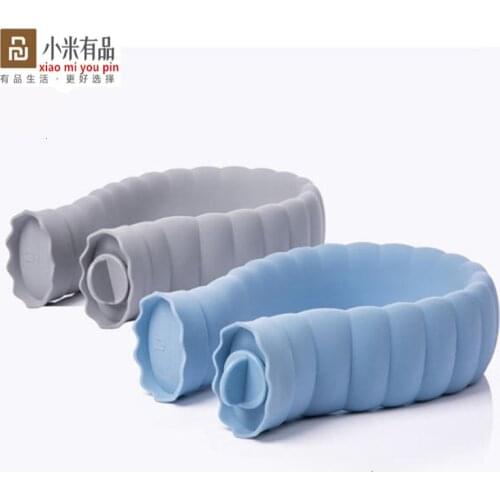 Jordan&Judy 710ml U-type hot water bottle silicone neck hand warmer heater knit cover warm bag smart From xiaomiyoupin