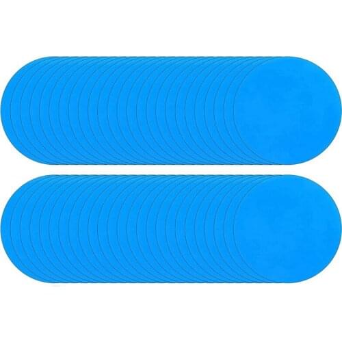 Round Self-Adhesive PVC Repair Patch, Vinyl Pool Liner Patch, Boat Repair Vinyl Rubber, for Inflatable Boat Kayak Kayak