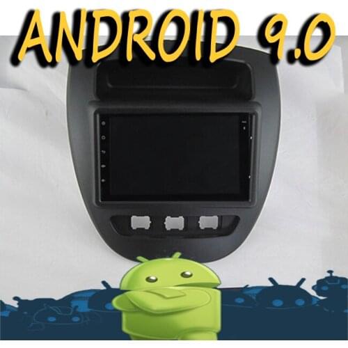 Android 10 radio tape recorder 8-core car multimedia GPS Navigation for TOYOTA AYGO CITROEN C1 PEUGEOT 107 video player + frame
