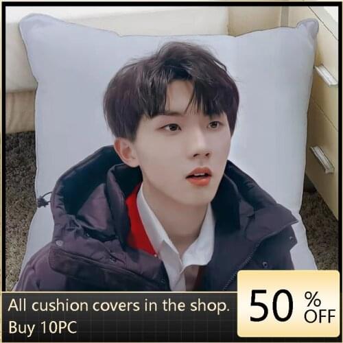 Times Youth League TNT Ma Jiaqi Pillowcase Pretty Scholar Yu Lexuan Same Paragraph Star Photo Poster Cushion Cover Souvenir