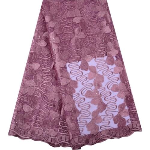 New Fashion African Lace Fabric French Lace Nigerian Lace High Quality French Net Lace 2018 Tulle Fabric For Sewing Dress 1401
