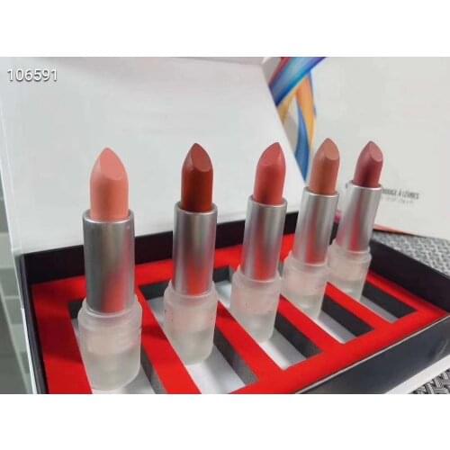 New Arrival Matte 5Pcs Lipstick DADA/cameo/Baroque the intern Christmas Gift Box Set