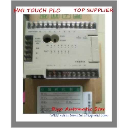 New Original PLC Programmable Logic Controller TP03-14SR-A PLC 100-240VAC 24VDC 8 Input Relay 6 Output 1 COM