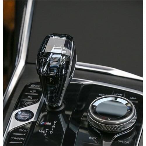 BMW Crystal Gear Shift Knob Multimedia Start Button 3 PCS/SET For New Old 3/5/7 Series X5/X6/X7/Z4 Car Interior Accessories