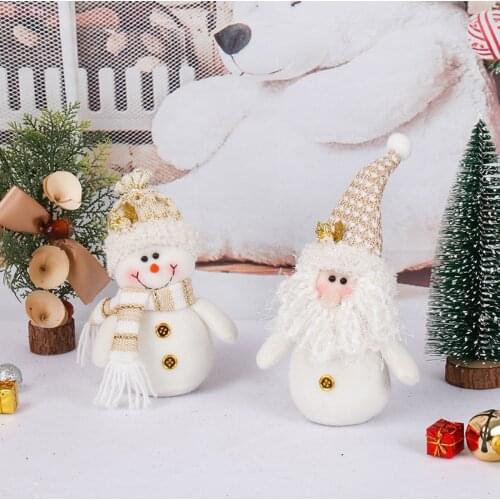Christmas Decoration Santa Claus Snowman Doll Ornaments Cute Creative Gifts Christmas Ornaments