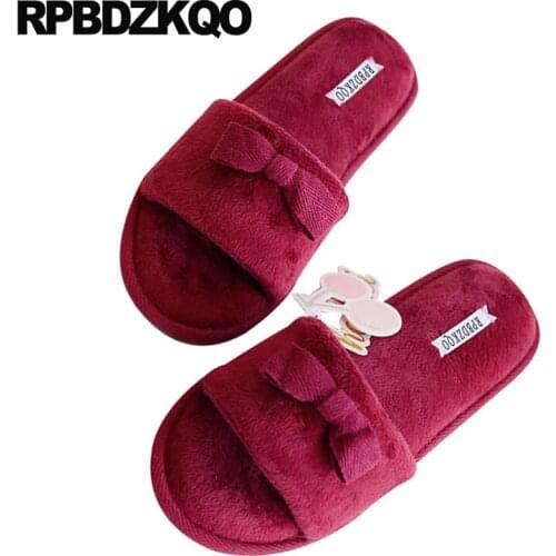 Shoes cute indoor korean bedroom designer women chinese home bow floor slides slippers slip on most popular products guest house