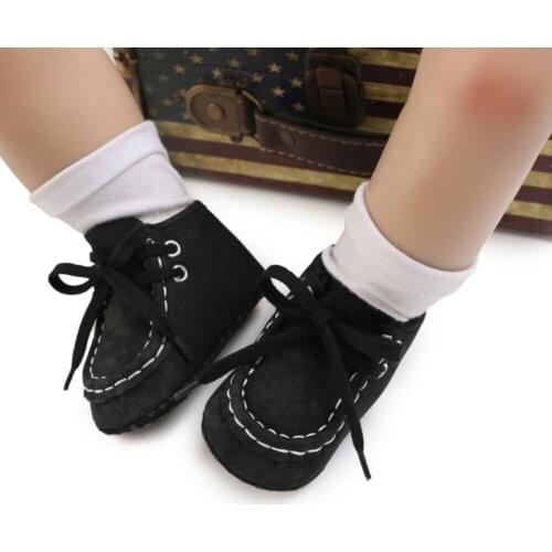 Bobora Unisex Baby Boy Girl Canvas Sneaker Soft Sole Ankle Infant First Walkers Crib Shoe