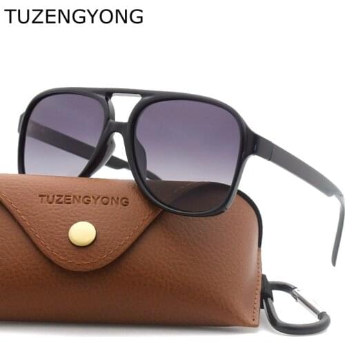 TUZENGYONG Brand Square Retro Polarized Sunglasses Women Men UV Protection Outdoor Sports Sun Glasses Travel Eyewear