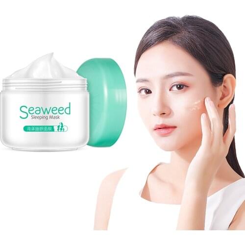 Seaweed Repair Sleeping Mask Refreshing Moisturizing After-sun Repair Night Cream Improve Roughness Dullness No-clean Gel Mask