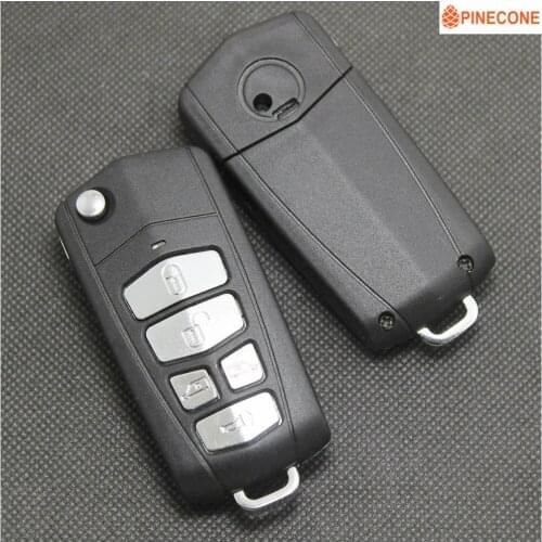 PINECONE Key Case for KIA CARNIVAL SEDONA ROYALE HYUNDAI ENTOURAGE Car Key Styling 5 Button Uncut Blade Modified Key Shell Fob