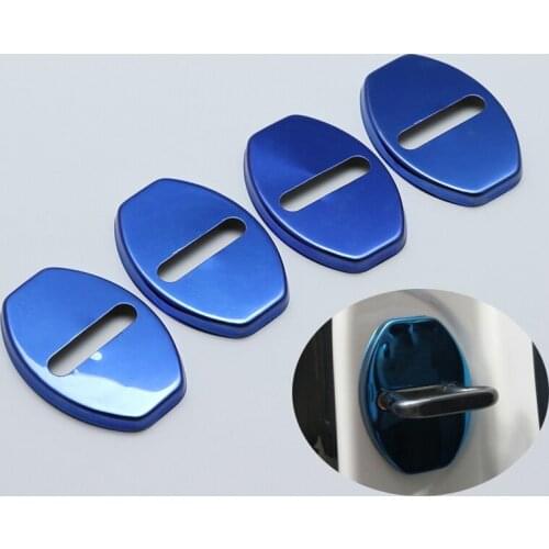 For Audi Q2 2016 2017 2018 Q3 2012-2018 Car Styling excellent Stainless Steel Door Lock Buckle Protective Cover Auto Case