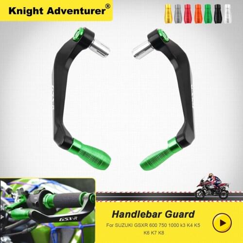 For SUZUKI GSXR 600 750 1000 k3 K4 K5 K6 K7 K8 Motocycle Handlebar Handle grips Bar Ends Brake Clutch Levers Guard Protector