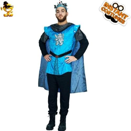 Richard The Lionheart Outfit Adult Mens Medieval Prince King Costume Dragon Knight Costume Role Play Costumes