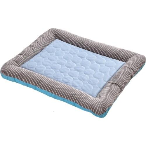 Dog Mat Hot Sale Kennel Summer Pet Pad Ice Silk Cold Feel Pad Cat Litter Cat Mat Dog House Bed Mats