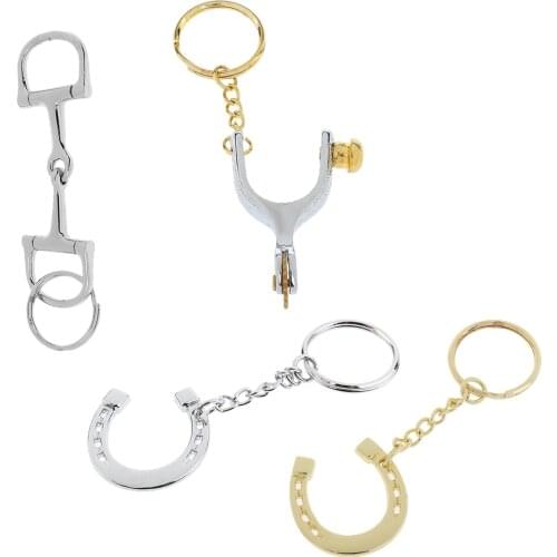 Lightweight Horse Keychain Zinc Alloy Novelty Keychain Key Ring Keys Holder